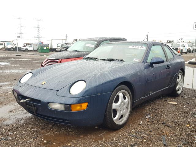 WP0AA296XPS820556 - 1993 PORSCHE 968 BLUE photo 2