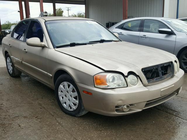 KNAGD126245302177 - 2004 KIA OPTIMA LX TAN photo 1