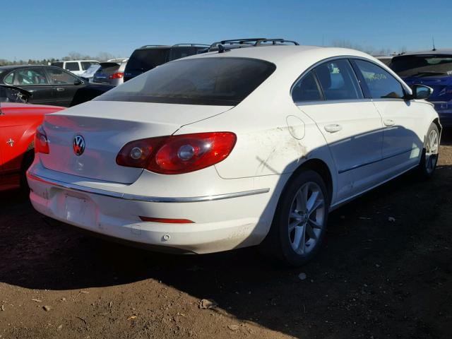 WVWHL73C79E525694 - 2009 VOLKSWAGEN CC LUXURY WHITE photo 4