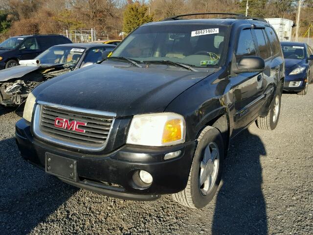 1GKDT13S022118895 - 2002 GMC ENVOY BLACK photo 2