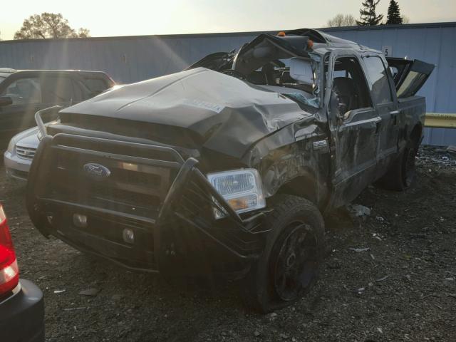 1FTWW31P97EA92647 - 2007 FORD F350 SRW S BLACK photo 2