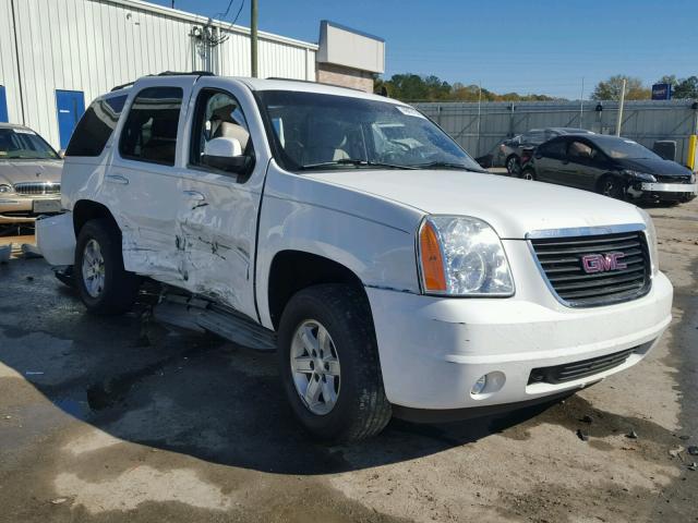 1GKUCCE05AR145295 - 2010 GMC YUKON SLT WHITE photo 1