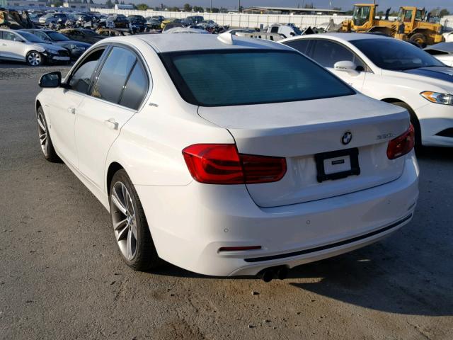 WBA8E1C32HA159069 - 2017 BMW 330E WHITE photo 3