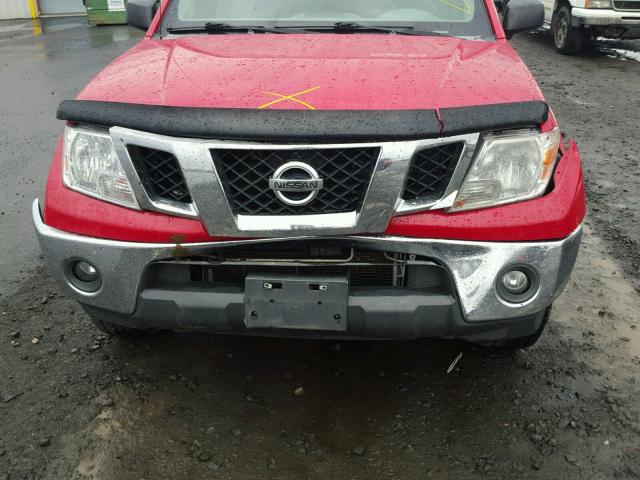 1N6AD07W09C404377 - 2009 NISSAN FRONTIER C RED photo 9