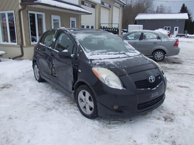 JTDKT923885205107 - 2008 TOYOTA YARIS BLACK photo 1