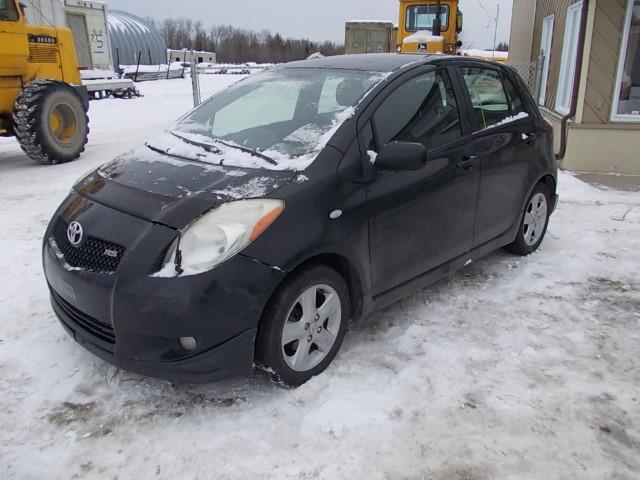 JTDKT923885205107 - 2008 TOYOTA YARIS BLACK photo 2