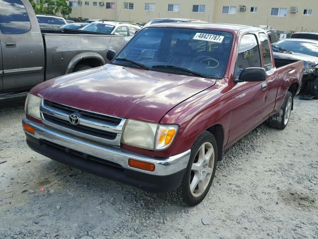 4TAVL52N4VZ226611 - 1997 TOYOTA TACOMA XTR RED photo 2