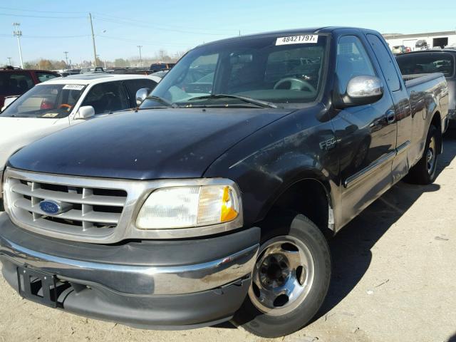 1FTZX17271KC64547 - 2001 FORD F150 BLUE photo 2