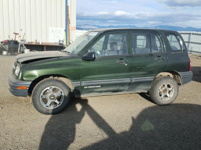 2CNBJ13C8Y6910902 - 2000 CHEVROLET TRACKER GREEN photo 9