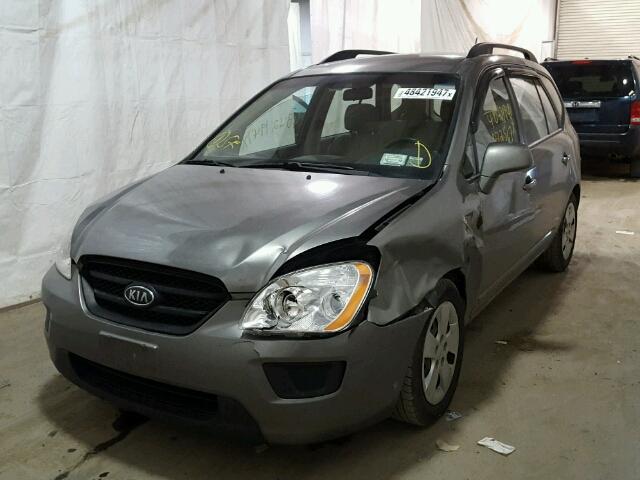 KNAFG528397223737 - 2009 KIA RONDO BASE GREEN photo 2