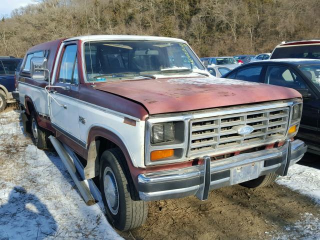 1FTHF25L4EPA40449 - 1984 FORD F250 WHITE photo 1