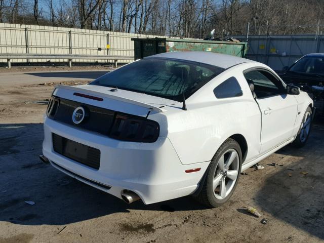 1ZVBP8CF1E5213470 - 2014 FORD MUSTANG GT WHITE photo 4