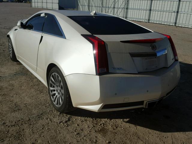 1G6DJ1ED9B0114701 - 2011 CADILLAC CTS PERFOR WHITE photo 3