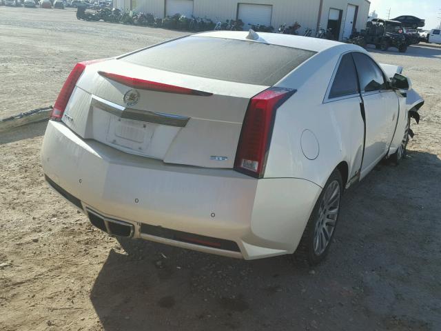 1G6DJ1ED9B0114701 - 2011 CADILLAC CTS PERFOR WHITE photo 4