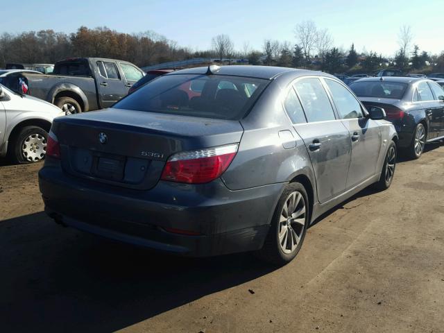 WBANV9C58AC391530 - 2010 BMW 535 XI GRAY photo 4