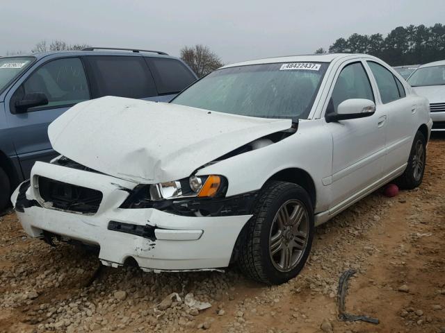 YV1RS592882681120 - 2008 VOLVO S60 2.5T WHITE photo 2