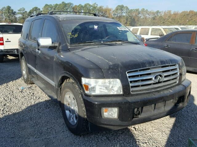 5N3AA08A46N809790 - 2006 INFINITI QX56 BLACK photo 1