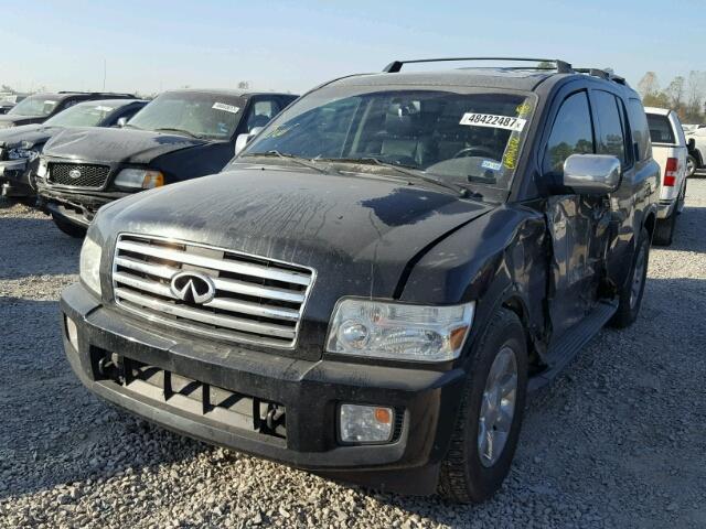 5N3AA08A46N809790 - 2006 INFINITI QX56 BLACK photo 2