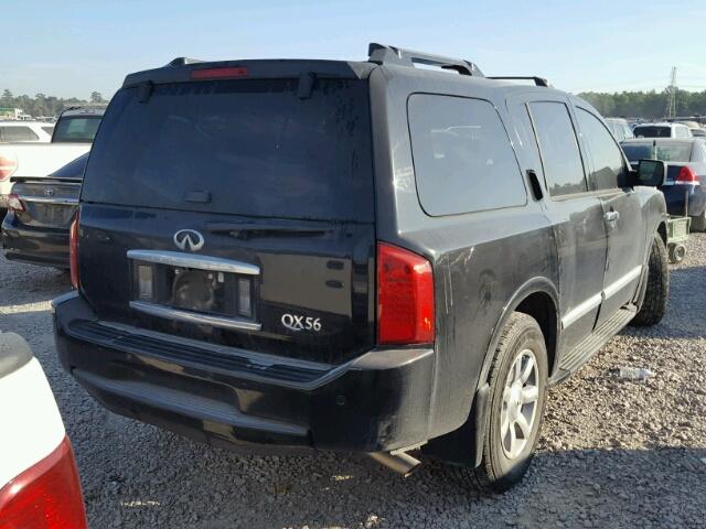 5N3AA08A46N809790 - 2006 INFINITI QX56 BLACK photo 4