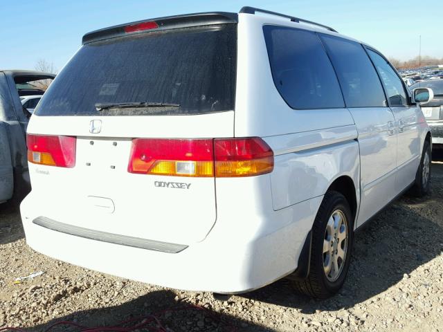 2HKRL18942H577823 - 2002 HONDA ODYSSEY EX WHITE photo 4