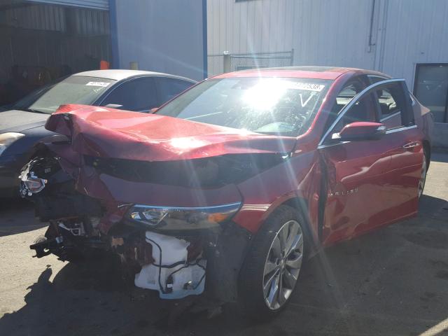 1G1ZH5SX9HF287864 - 2017 CHEVROLET MALIBU PRE 红色 照片 2