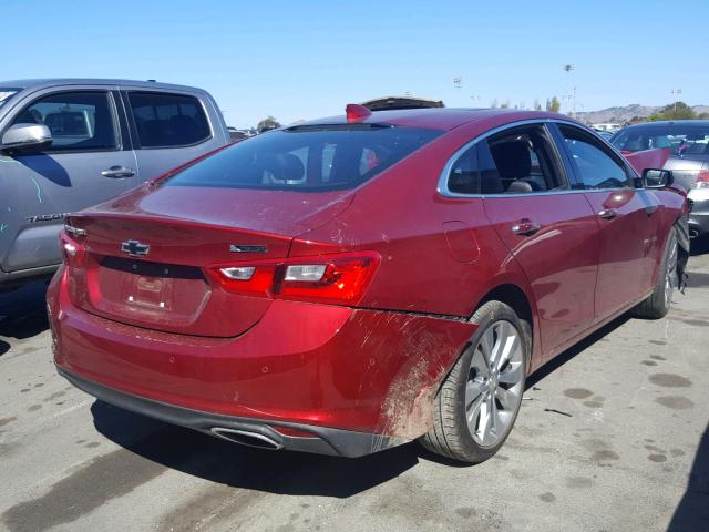 1G1ZH5SX9HF287864 - 2017 CHEVROLET MALIBU PRE 红色 照片 4