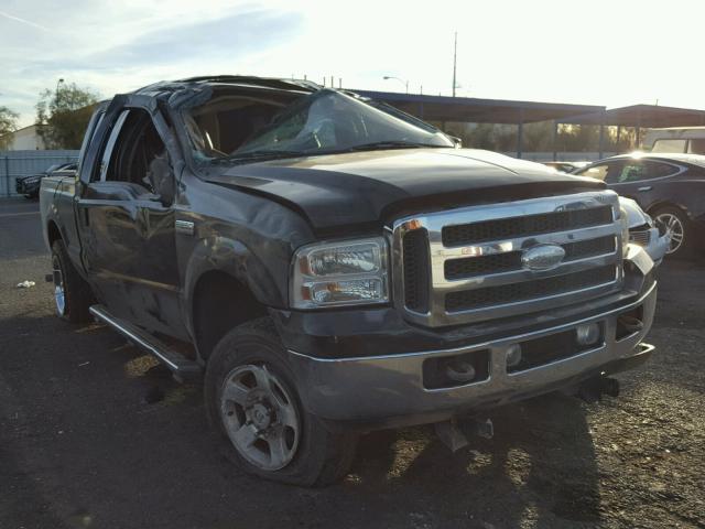 1FTSW21585EA89811 - 2005 FORD F250 SUPER BLACK photo 1