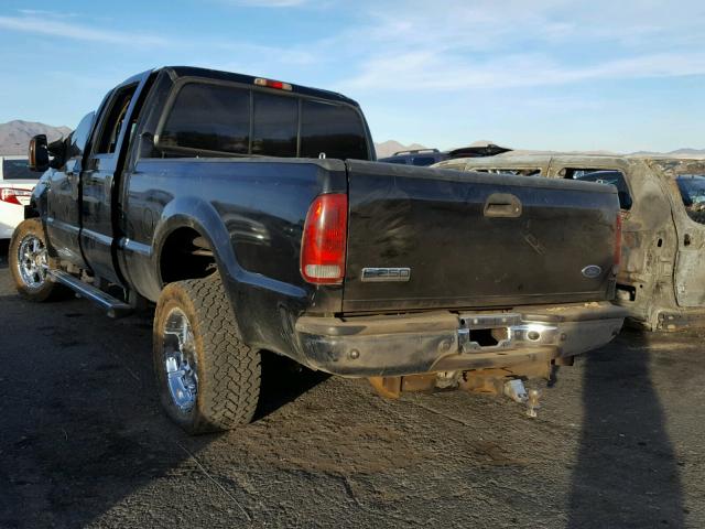 1FTSW21585EA89811 - 2005 FORD F250 SUPER BLACK photo 3