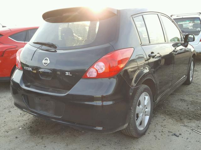 3N1BC1CP5CK274471 - 2012 NISSAN VERSA S BLACK photo 4