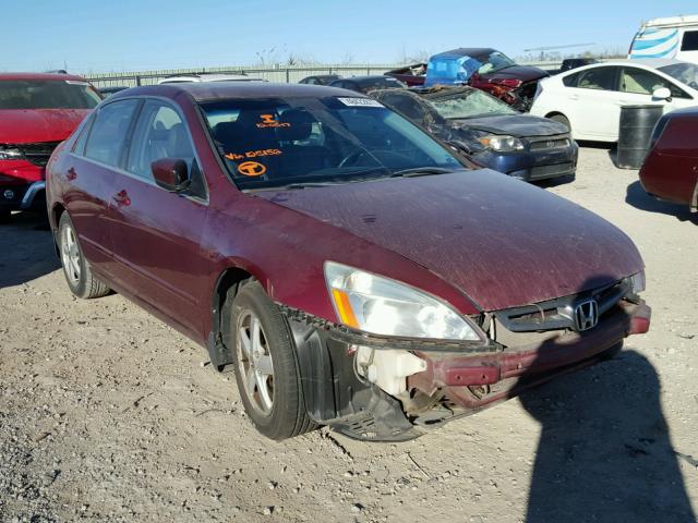 1HGCM56673A125152 - 2003 HONDA ACCORD EX BURGUNDY photo 1