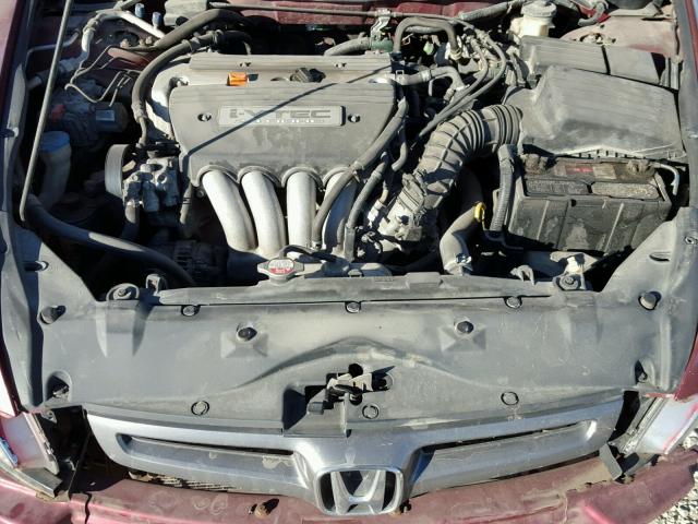 1HGCM56673A125152 - 2003 HONDA ACCORD EX BURGUNDY photo 7