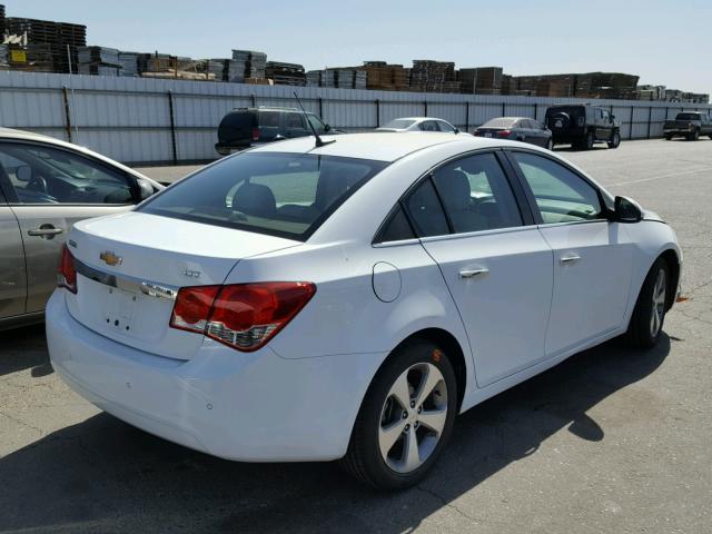 1G1PH5S92B7294651 - 2011 CHEVROLET CRUZE LTZ WHITE photo 4