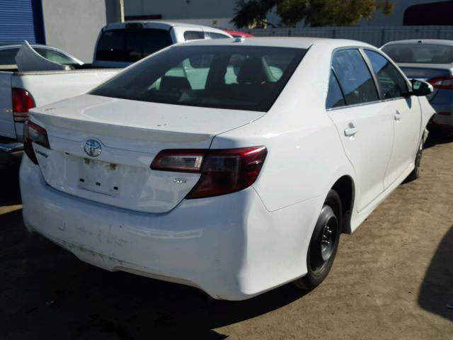 4T1BF1FK5EU366960 - 2014 TOYOTA CAMRY L WHITE photo 4