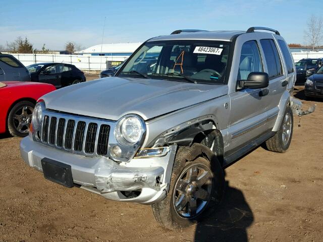 1J4GL58K95W564429 - 2005 JEEP LIBERTY LI SILVER photo 2