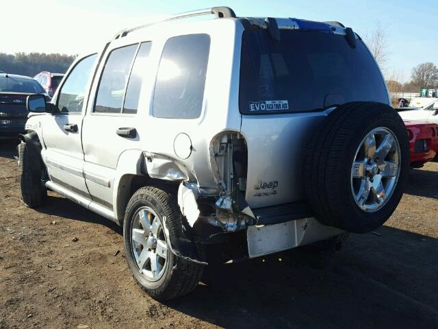 1J4GL58K95W564429 - 2005 JEEP LIBERTY LI SILVER photo 3