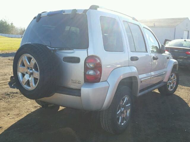 1J4GL58K95W564429 - 2005 JEEP LIBERTY LI SILVER photo 4