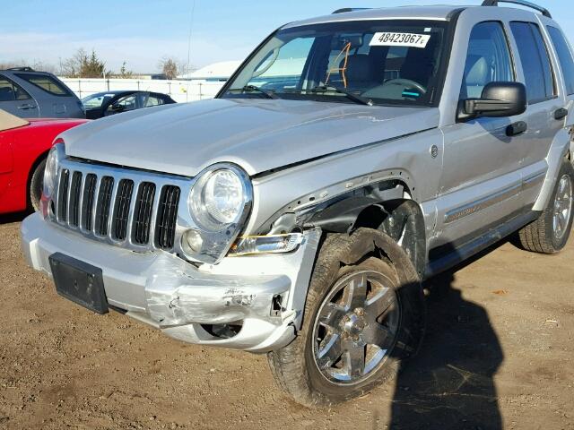 1J4GL58K95W564429 - 2005 JEEP LIBERTY LI SILVER photo 9