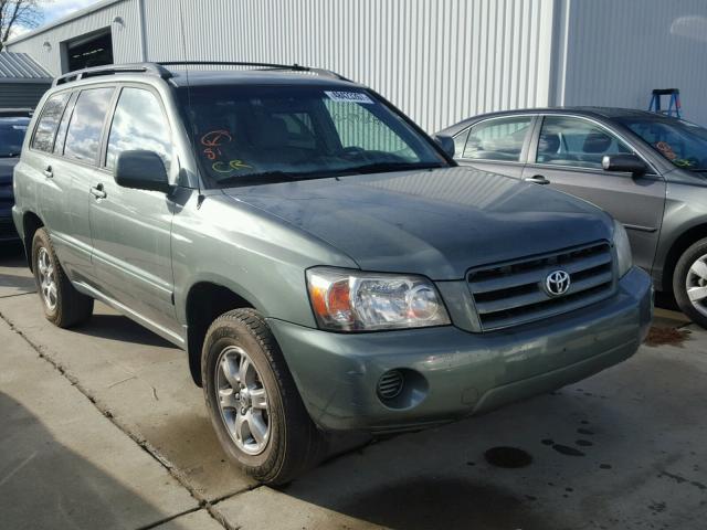 JTEEP21A440054312 - 2004 TOYOTA HIGHLANDER GRAY photo 1