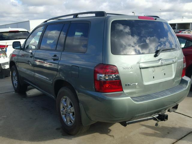 JTEEP21A440054312 - 2004 TOYOTA HIGHLANDER GRAY photo 3