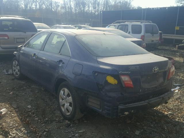 4T1BE46K57U039532 - 2007 TOYOTA CAMRY NEW BLUE photo 3