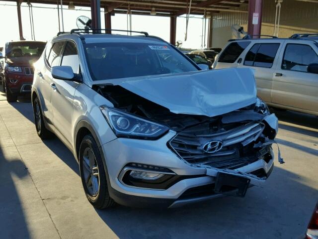 5XYZU3LB4HG396272 - 2017 HYUNDAI SANTA FE S 银色 照片 1