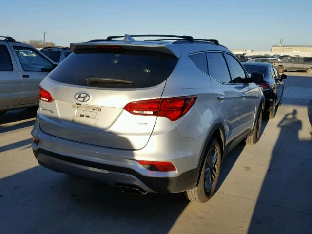 5XYZU3LB4HG396272 - 2017 HYUNDAI SANTA FE S 银色 照片 4