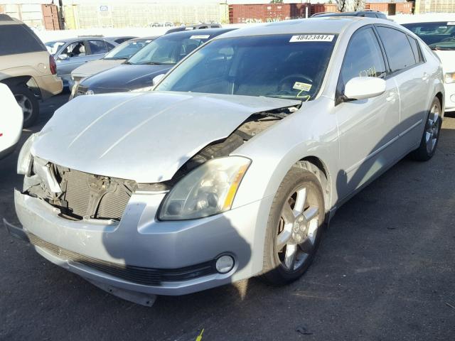 1N4BA41EX4C887334 - 2004 NISSAN MAXIMA SE SILVER photo 2