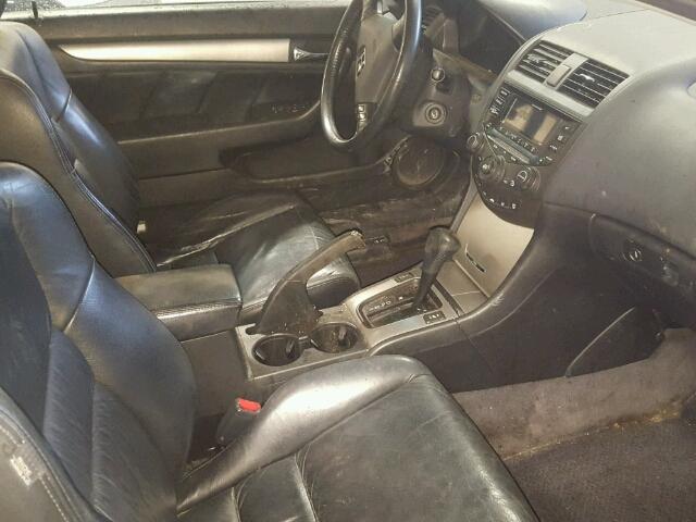 1HGCM82563A802612 - 2003 HONDA ACCORD EX BLACK photo 5