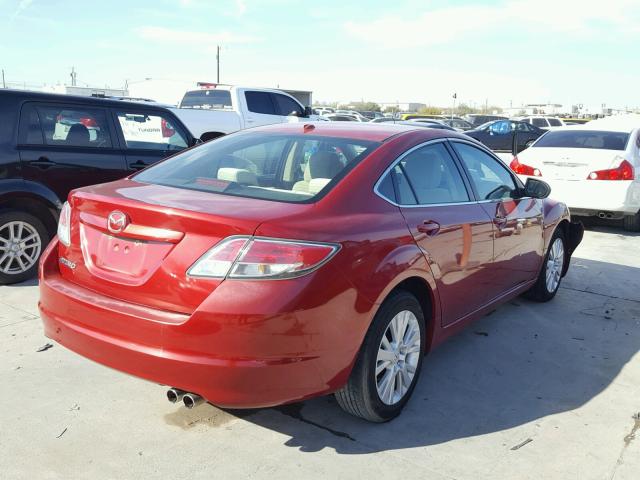 1YVHP82A795M11702 - 2009 MAZDA 6 I RED photo 4