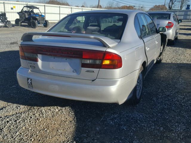 4S3BE625247203586 - 2004 SUBARU LEGACY L S SILVER photo 4