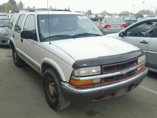 1GNDT13WXX2165168 - 1999 CHEVROLET BLAZER WHITE photo 1