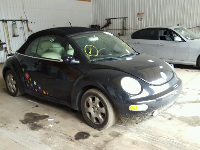 3VWCK21YX3M302644 - 2003 VOLKSWAGEN NEW BEETLE 黑色 照片 1
