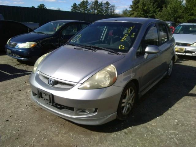 JHMGD38677S000376 - 2007 HONDA FIT S 银色 照片 2