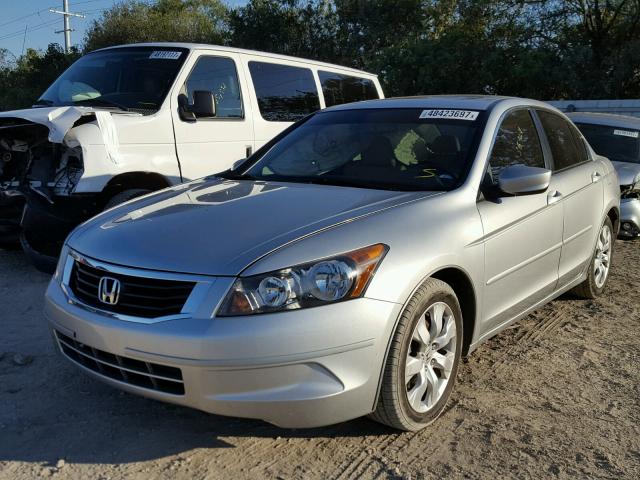 1HGCP26819A081276 - 2009 HONDA ACCORD EXL SILVER photo 2